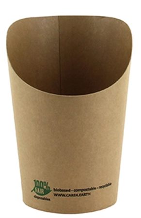 Een papstar wrap-cup pure rond 230 ml bruin koop je bij NiceSupplies.nl