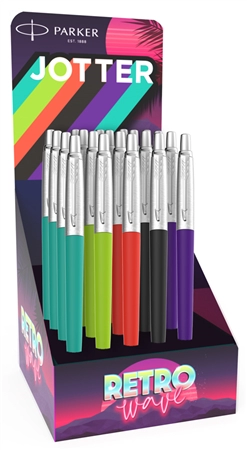 Een parker balpen jotter retro wave 20stuks display koop je bij NiceSupplies.nl