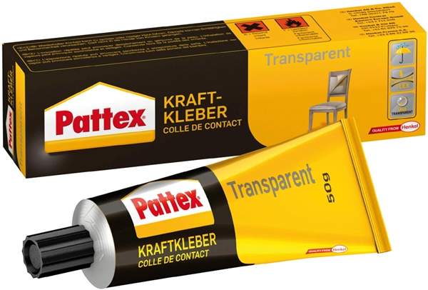 Een pattex krachtlijm transparant bevat oplosmiddel 50gr tube koop je bij NiceSupplies.nl