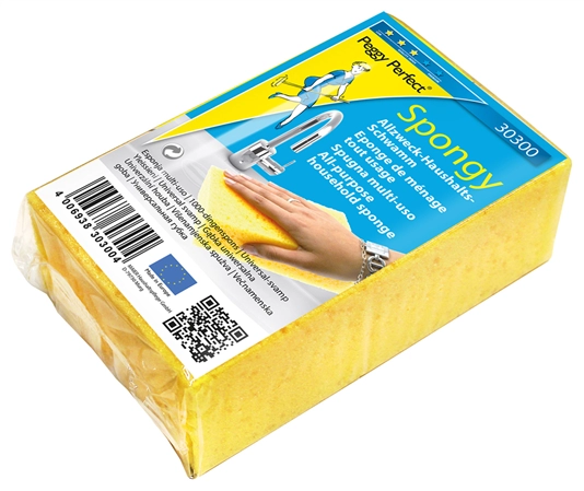 Een peggy perfect huizhalts-spons spongy geel koop je bij NiceSupplies.nl