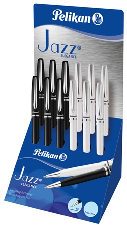 Een pelikan balpen jazz elegance 12 stuks display koop je bij NiceSupplies.nl