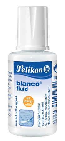 Een pelikan correctievloeistof blanco wit inhoud: 20 ml koop je bij NiceSupplies.nl