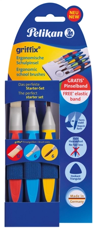 Een pelikan griffix schoolpenseel-starter-set 5-delig koop je bij NiceSupplies.nl