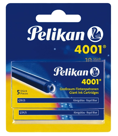 Een pelikan inktpatronen 4001 gtp-5-2-b koningsblauw koop je bij NiceSupplies.nl