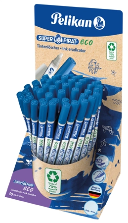 Een pelikan inktwisser super pirat eco 850m displaydoos koop je bij NiceSupplies.nl