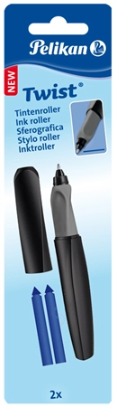 Een pelikan twist rollerpen blak zwart-grijs koop je bij NiceSupplies.nl