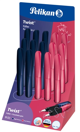 Een pelikan twist vulpen classy edition displaydoos koop je bij NiceSupplies.nl