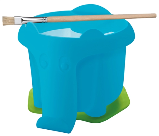 Een pelikan waterbox voor verfkwasten k12 blauw koop je bij NiceSupplies.nl