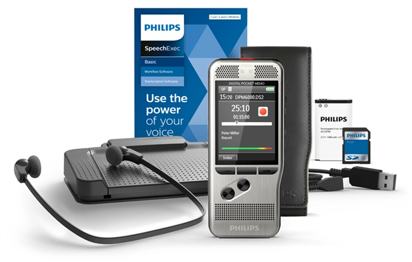 Een philips dicteer-en wiedergabe-set pocket memo dpm6700 koop je bij NiceSupplies.nl