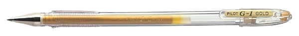 Een pilot gelpen g1 metallic goud koop je bij NiceSupplies.nl