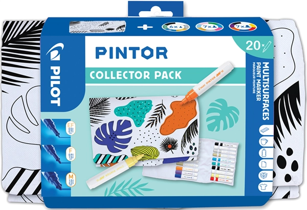 Een pilot pigmentmarker pintor 20 stuks collector pak koop je bij NiceSupplies.nl