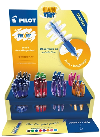 Een pilot rollerpen frixion bal 0 5 96 stuks display koop je bij NiceSupplies.nl