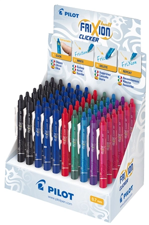 Een pilot rollerpen frixion bal clicker 07 60 stuks display koop je bij NiceSupplies.nl