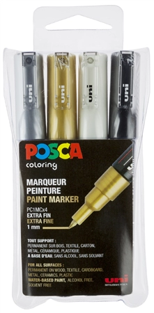 Een posca pigmentmarker pc-1mc 8 stuks etui koop je bij NiceSupplies.nl