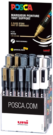 Een posca pigmentmarker pc-5m 36 stuks display koop je bij NiceSupplies.nl