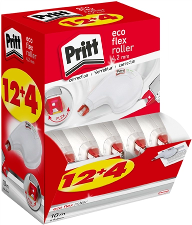 Een pritt correctieroller eco flex 16 stuks multipak koop je bij NiceSupplies.nl