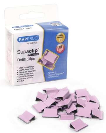 Een rapesco dokumentenclips supaclip 40 gekleurd assorti koop je bij NiceSupplies.nl