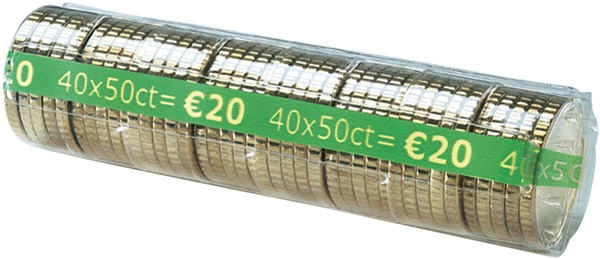 Een reskal muntenhulzen the container voor 25x1 eur koop je bij NiceSupplies.nl