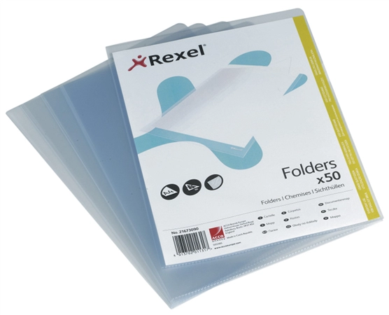 Een rexel showtas standard a4 pp glashelder 0-12mm koop je bij NiceSupplies.nl