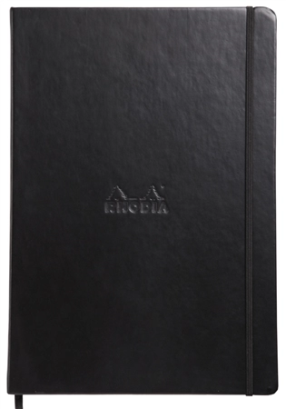 Een rhodia notitieboek webnotebook din a5 gepuntt zilver koop je bij NiceSupplies.nl