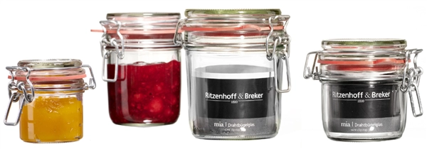 Een ritzenhoff en breker inmaakglas/glas 'mia' 255 ml koop je bij NiceSupplies.nl