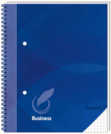 Een rnk verlag spiraalboek business blauw-din a5-geruit koop je bij NiceSupplies.nl