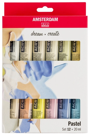 Een royal talens acrylverf amsterdam pastel 12x20 ml koop je bij NiceSupplies.nl