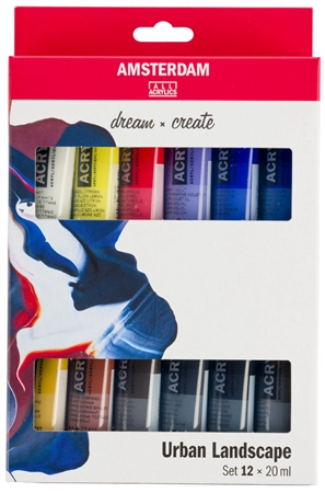 Een royal talens acrylverf amsterdam urban landscape 12x20ml koop je bij NiceSupplies.nl