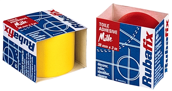 Een rubafix textieltape reparatietape afmetingen b19mmxl3 m zwart koop je bij NiceSupplies.nl