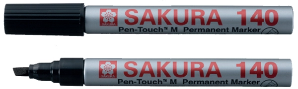 Een sakura permanent-marker pen-touch 140 4 mm rood koop je bij NiceSupplies.nl