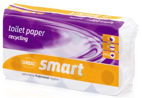 Een satino by wepa toiletpapier smart 2-laags wit koop je bij NiceSupplies.nl