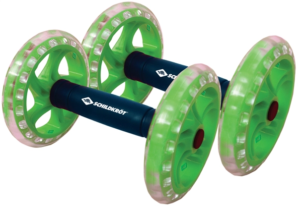 Een schildkrot dual core wheels zwart / groen koop je bij NiceSupplies.nl