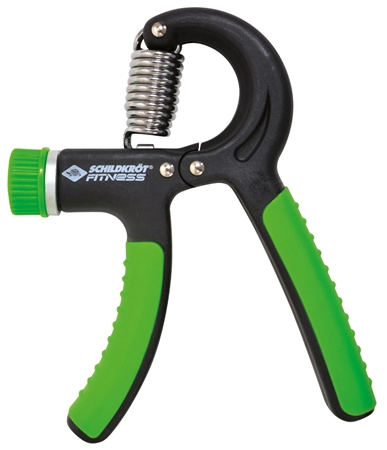 Een schildkrot handmuskeltrainer hand grip pro zwart/groen koop je bij NiceSupplies.nl