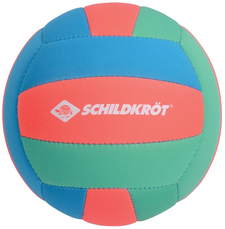 Een schildkrot neopren beachbal tropical maat: 5 koop je bij NiceSupplies.nl