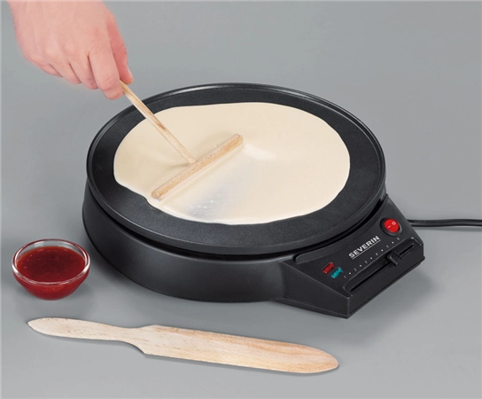 Een severin crêpes-maker cm 2198 1.000 watt zwart koop je bij NiceSupplies.nl