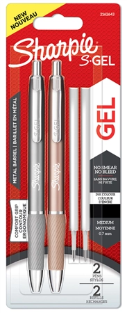 Een sharpie gelpen s-gel metaal 0,7 mm assorti koop je bij NiceSupplies.nl