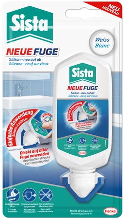 Een sista sanitärsilikon neue fuge wit 80 ml wit koop je bij NiceSupplies.nl