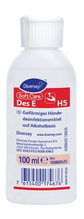 Een soft care handdesinfectiesgel des e h5 100 ml koop je bij NiceSupplies.nl