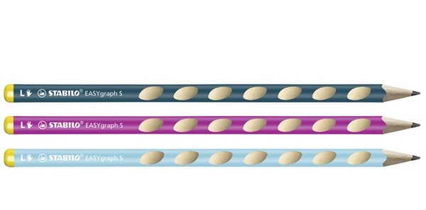 Een stabilo potlood easygraph s-l hardheid hb pink koop je bij NiceSupplies.nl
