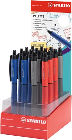 Een stabilo rollerpen palette-16 stuks displaydoos koop je bij NiceSupplies.nl