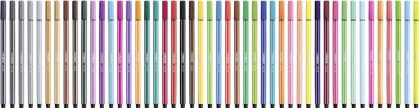 Een stabilo viltstift pen 68 beige koop je bij NiceSupplies.nl