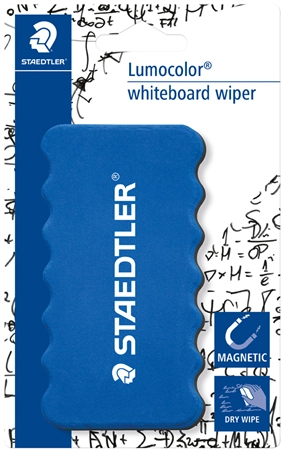 Een staedtler lumocolor bordwisser whiteboard-wiper 652 blauw koop je bij NiceSupplies.nl