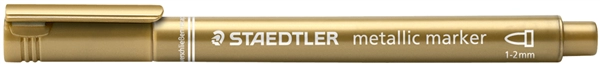 Een staedtler permanent-marker metallic ronde punt zilver koop je bij NiceSupplies.nl