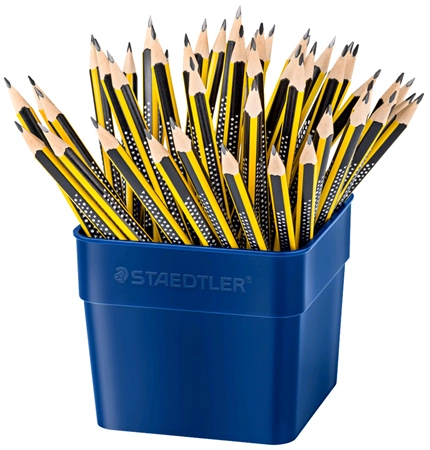 Een staedtler potlood noris hardheid hb 72 stuks koker koop je bij NiceSupplies.nl