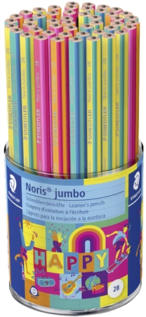 Een staedtler potlood noris jumbo happy 48 stuks koker koop je bij NiceSupplies.nl