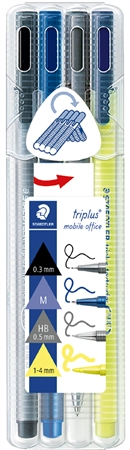 Een staedtler schrijfset triplus blak mobiele office koop je bij NiceSupplies.nl