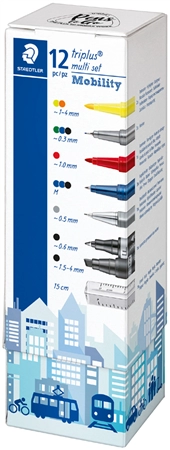 Een staedtler schrijfset triplus multi set mobility cup koop je bij NiceSupplies.nl