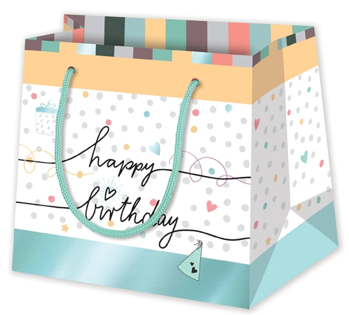 Een susy card geschenktas happy eco b-day cake koop je bij NiceSupplies.nl