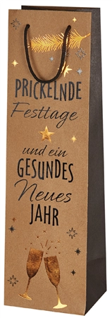 Een susy card kerst-flessentas 'prickelndes fest' koop je bij NiceSupplies.nl