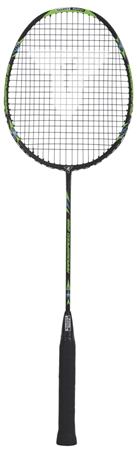 Een talbot torro badmintonracket arrowspeed 299 zwart/groen koop je bij NiceSupplies.nl